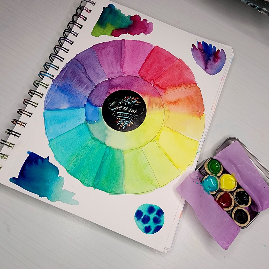 Colour Wheel Made with Beam Watercolours